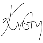 Kirsty's signature